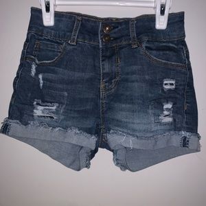 Cute, ripped jean shorts